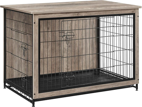 Modern Dog Crate Furniture, End Table Kennel for Dogs up to 80 lb