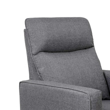 Load image into Gallery viewer, Polyester Pillowback Swivel Glider in Shadow Grey, Greenguard Gold Certified