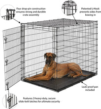 Load image into Gallery viewer, SL54DD Single Door Dog Crate for XXL Dogs - Great Dane, Mastiff, St. Bernard