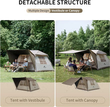 Load image into Gallery viewer, 4-Person Camping Tent: Waterproof, Instant Pop-Up, UV Protection