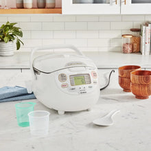 Load image into Gallery viewer, Premium White 10-Cup Rice Cooker &amp; Warmer: Kitchen Essential Appliance