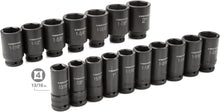 Load image into Gallery viewer, TEKTON 3/4 Inch Drive Deep 6-Point Impact Socket Set, 22-Piece (7/8-2 in.) Heavy Duty