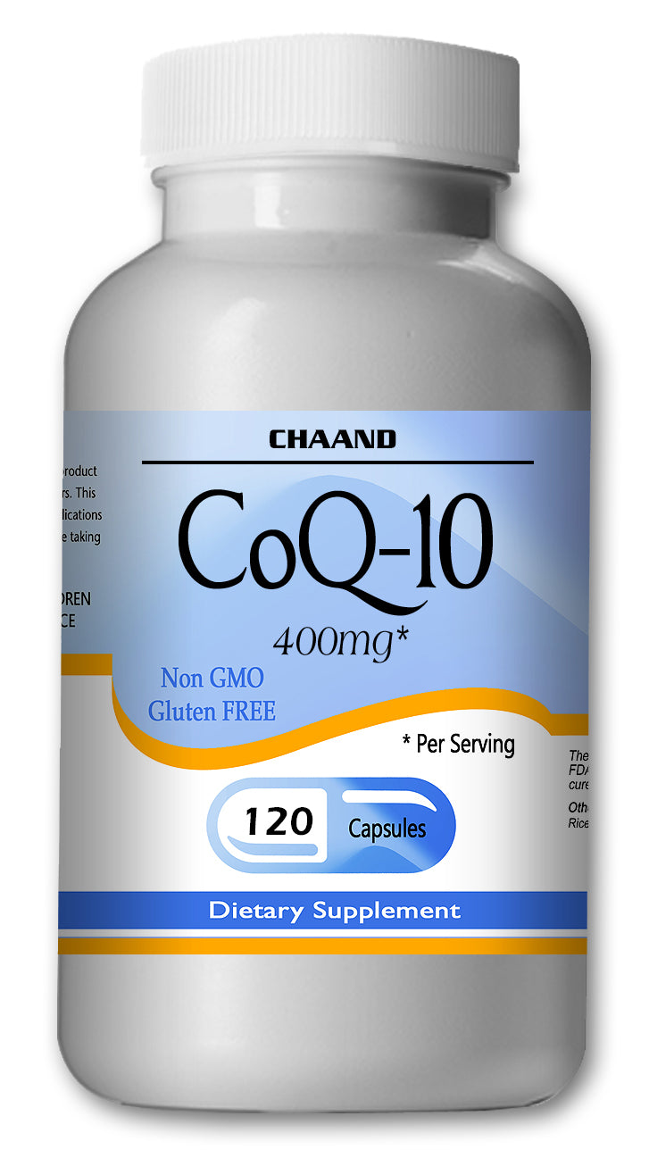CoQ-10 CoEnzyme Q-10 400mg Serving High Potency Big Bottle 120 Capsules CH