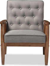 Load image into Gallery viewer, Grey BBT8013 Armchairs, 27.11 x 29.45 x 32.96, Elegant &amp; Comfortable Seating