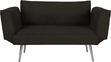 Load image into Gallery viewer, Loveseat Black Furniture Living Room Sofa Couch Elegant Comfortable Design