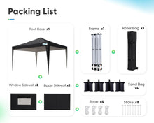 Load image into Gallery viewer, Outdoor Privacy 8x8 Pop-Up Canopy Tent Sidewalls Roll-up Ventilated Windows