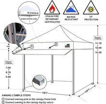 Load image into Gallery viewer, USA 10x10 Pop Up Canopy Commercial Tent Outdoor Party Canopies Blue