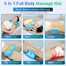 Load image into Gallery viewer, Full Body Massage Mat with 3D Body Stretching &amp; Lumbar Traction | Back Heating