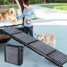 Load image into Gallery viewer, Portable Pet Ramp for Large Dogs - Extra Long 67&quot; Foldable Dog Car Ramp, Non-Slip Surface