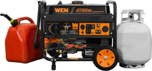 Load image into Gallery viewer, 4750W Dual Fuel Portable Generator, Electric Start, CARB Compliant