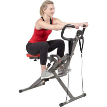 Load image into Gallery viewer, Foldable PRO Full Body Fitness Machine w/Resistance Bands, Easy Setup for Rower