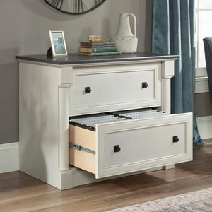 Glacier Oak Lateral File Cabinet | Dimensions: L 36.81" x W 22.01" x H 29.61"