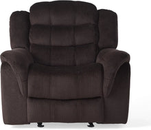 Load image into Gallery viewer, Chocolate Brown Recline Single Sofa Chair Upholstered Comfortable Lounge Seat