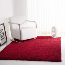 Load image into Gallery viewer, Red Area Rug 8&#39; x 10&#39; Non-Shedding Easy Care 2-Inch Thick Collection