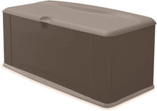 Load image into Gallery viewer, Extra Large Resin Outdoor Storage Deck Box, 120 Gal., Putty/Canteen Brown