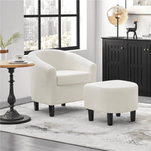 Load image into Gallery viewer, Accent Chair with Ottoman | Comfortable and Stylish Seating