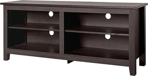 Classic TV Console Entertainment Media Stand, Storage, up to 65 Inches, 58 Inch