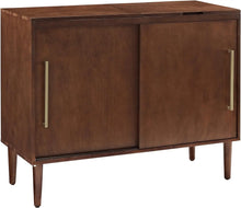 Load image into Gallery viewer, TV Stand Mahogany Mid-Century Modern Media Console, Elegant Design