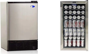 Stainless Steel Built-In Ice Maker, Model UIM-155