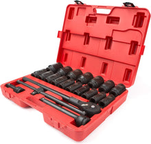 Load image into Gallery viewer, TEKTON 3/4 Inch Drive Deep 6-Point Impact Socket Set, 22-Piece (7/8-2 in.) Heavy Duty