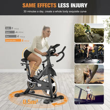 Load image into Gallery viewer, Exercise Bike with Cushioned Seat | Indoor Cycling for Home Cardio Workouts, LCD Display