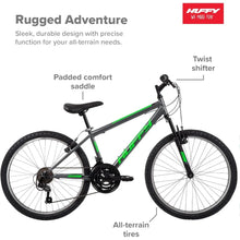 Load image into Gallery viewer, All-Terrain Bike with 6/21 Speed Twist Shifting, 20/24/26&quot; Sizes, Front or Dual Suspension