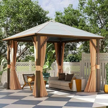 Load image into Gallery viewer, Large 12&#39;x16&#39; Outdoor Gazebo - Double Roof Canopy w/Curtains, Netting for Patio