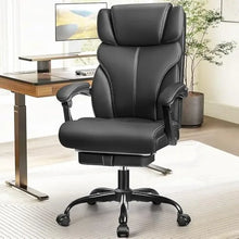 Load image into Gallery viewer, Ergonomic Big &amp; Tall Office Chair, High Back with Adjustable Flip-Up Armrests