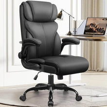 Load image into Gallery viewer, Ergonomic Big &amp; Tall Office Chair, High Back with Adjustable Flip-Up Armrests