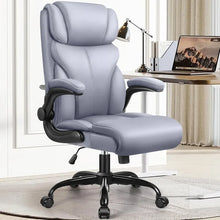 Load image into Gallery viewer, Ergonomic Big &amp; Tall Office Chair, High Back with Adjustable Flip-Up Armrests