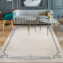 Load image into Gallery viewer, &quot;Modern 7&#39;10&quot; X 10&#39; Bordered Indoor Area Rug - Ideal for Dining, Living, Bedroom