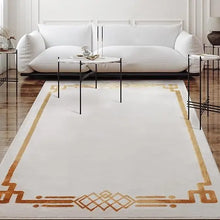 Load image into Gallery viewer, &quot;Modern 7&#39;10&quot; X 10&#39; Bordered Indoor Area Rug - Ideal for Dining, Living, Bedroom