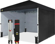 Load image into Gallery viewer, Durable 10x10 Commercial Canopy Tent, Instant Pop Up with Center Lock &amp; 4 Walls