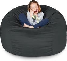 Load image into Gallery viewer, Luxurious 7 Ft Bean Bag Sofa - Comfortable Foam-Filled Lazy Boy Lounger