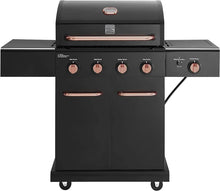 Load image into Gallery viewer, 4 Burner Propane Gas BBQ Grill APG-A40409S0LB-2 Searing Side Burner 52000 BTU