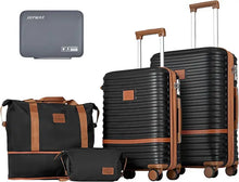 Load image into Gallery viewer, Expandable Travel Luggage Set - 3 Piece Suitcases with Spinner Wheels, TSA Lock