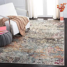 Load image into Gallery viewer, 10x14 Modern Abstract Area Rug - Non-Shedding, Easy Care Carpet for Living Room