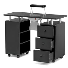 Load image into Gallery viewer, Manicure Table Nail Beauty Station | Electric Downdraft Vent for Nail Tech