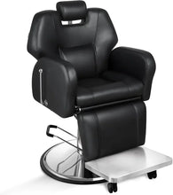 Load image into Gallery viewer, &quot;Heavy Duty Reclining Barber Chair – Multifunctional Hydraulic Salon Chair