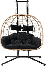 Load image into Gallery viewer, &quot;Stylish Outdoor Hanging Egg Chair – Perfect for Patio, Garden, &amp; Bedroom Swing