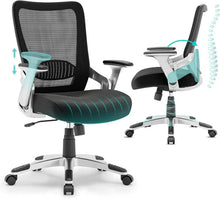 Load image into Gallery viewer, Breathable Mesh Computer Gaming Chair, Ergonomic Desk Chair with Flip-Up Arms