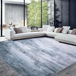 Large 9x12 Modern Floor Carpet Rug - Non-Slip, Non-Shedding for Living Room/Bedroom