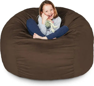 Luxurious 7 Ft Bean Bag Sofa - Comfortable Foam-Filled Lazy Boy Lounger