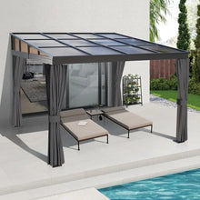 Load image into Gallery viewer, 10&#39;x10&#39; Outdoor Gazebo with Roof, Breathable Mesh Sides, and Privacy Curtains