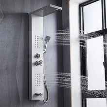 Load image into Gallery viewer, Multi-Function Shower Panel Tower - Stainless Steel Rainfall Waterfall System