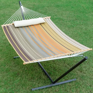 12ft Heavy Duty Hammock Stand - Waterproof 2 Person Hammock for Backyard Patio