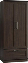 Load image into Gallery viewer, Wardrobe/Storage Cabinet - Oak Veneer, 28.98&quot; L x 20.95&quot; W x 71.18&quot; H