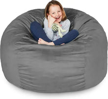 Load image into Gallery viewer, Luxurious 7 Ft Bean Bag Sofa - Comfortable Foam-Filled Lazy Boy Lounger