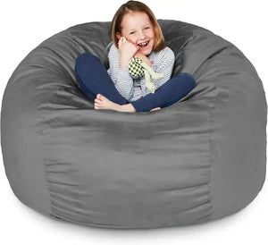 Luxurious 7 Ft Bean Bag Sofa - Comfortable Foam-Filled Lazy Boy Lounger