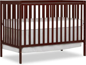 Greenguard Gold 5-in-1 Convertible Crib in Espresso, Grows with Your Child